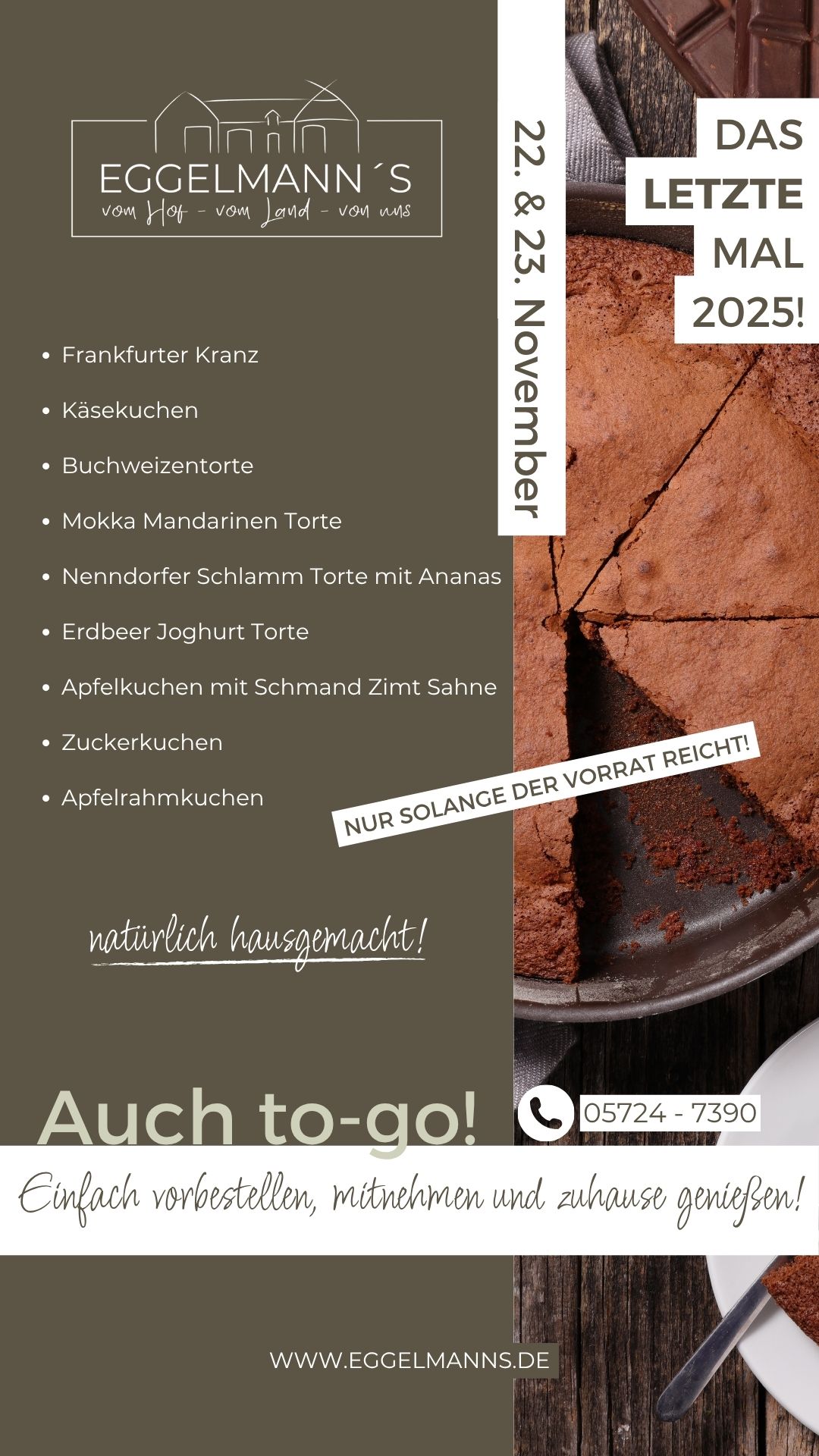 Kuchen Torten Eggelmanns Hofcafe