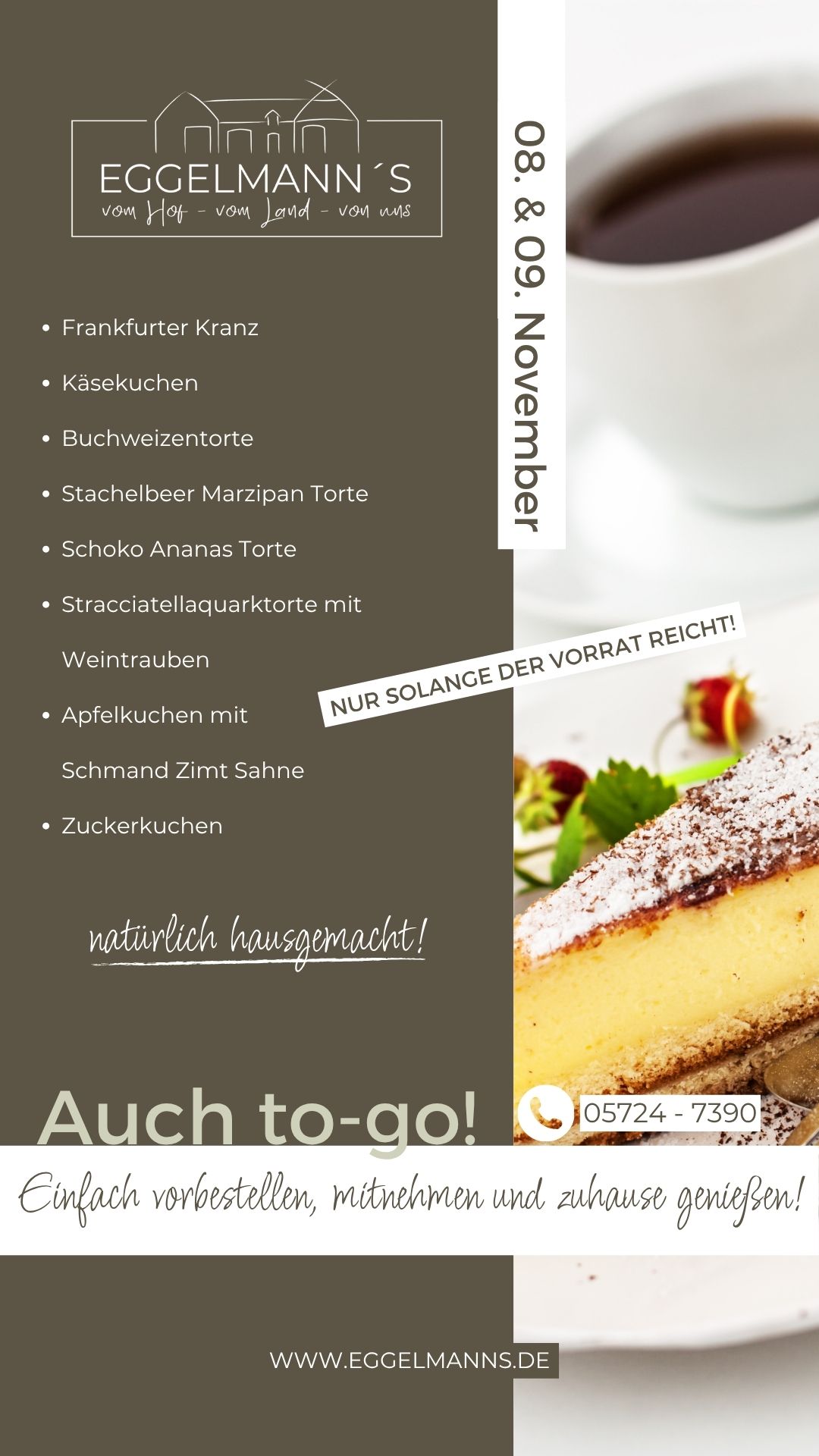 Kuchen Torten Eggelmanns Hofcafe