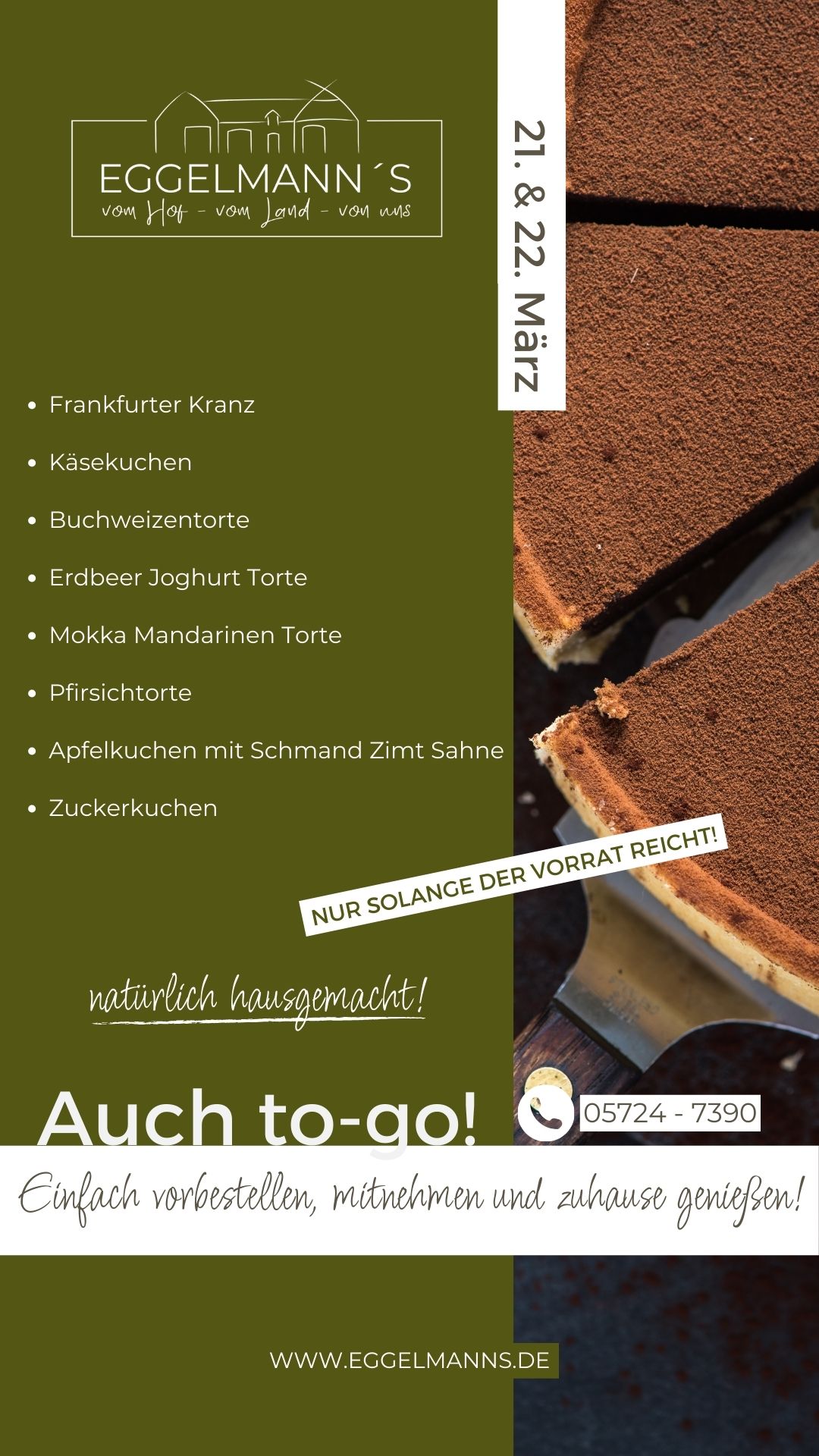 Kuchen Torten Eggelmanns Hofcafe