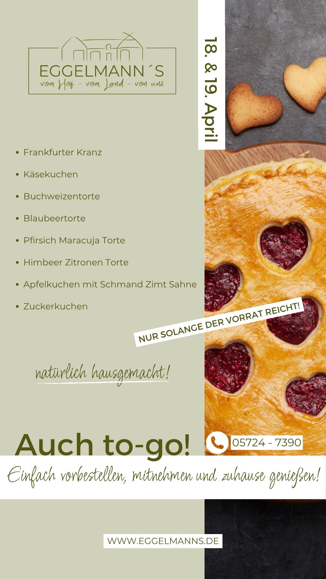 Kuchen Torten Eggelmanns Hofcafe