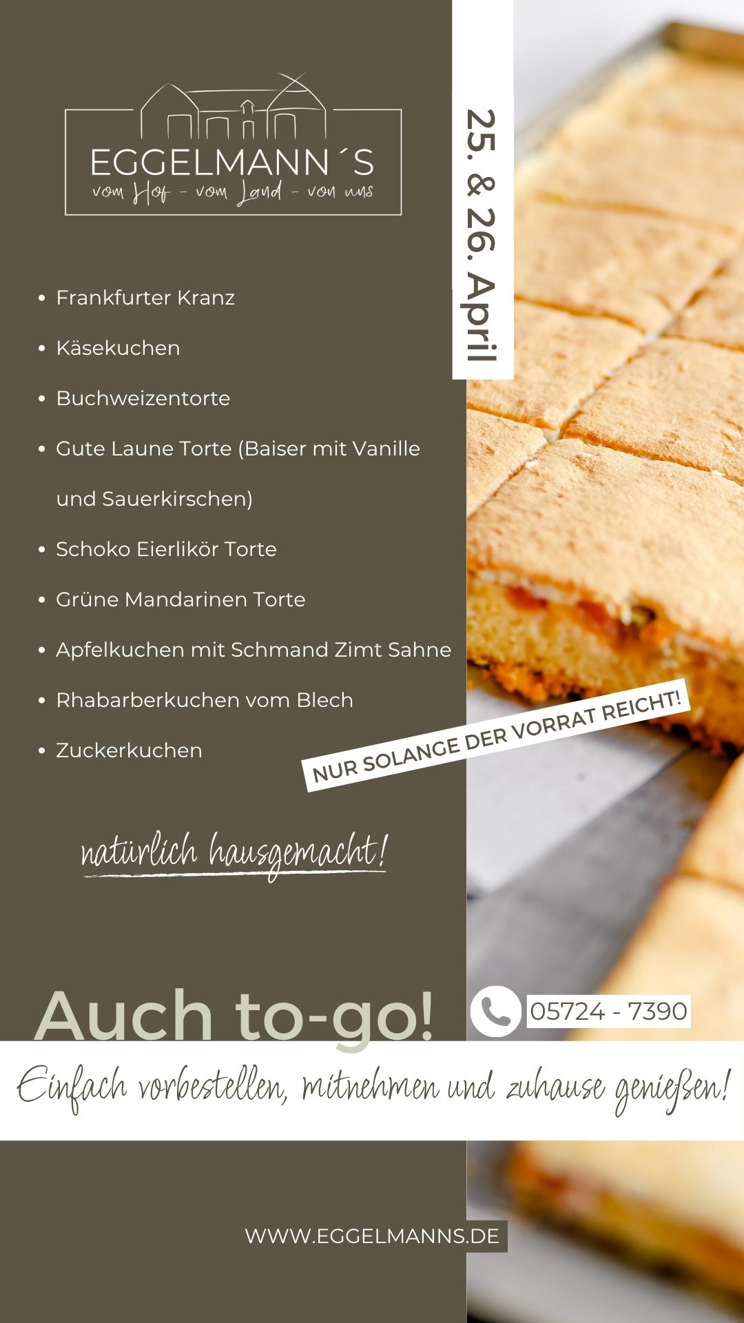 Kuchen Torten Eggelmanns Hofcafe