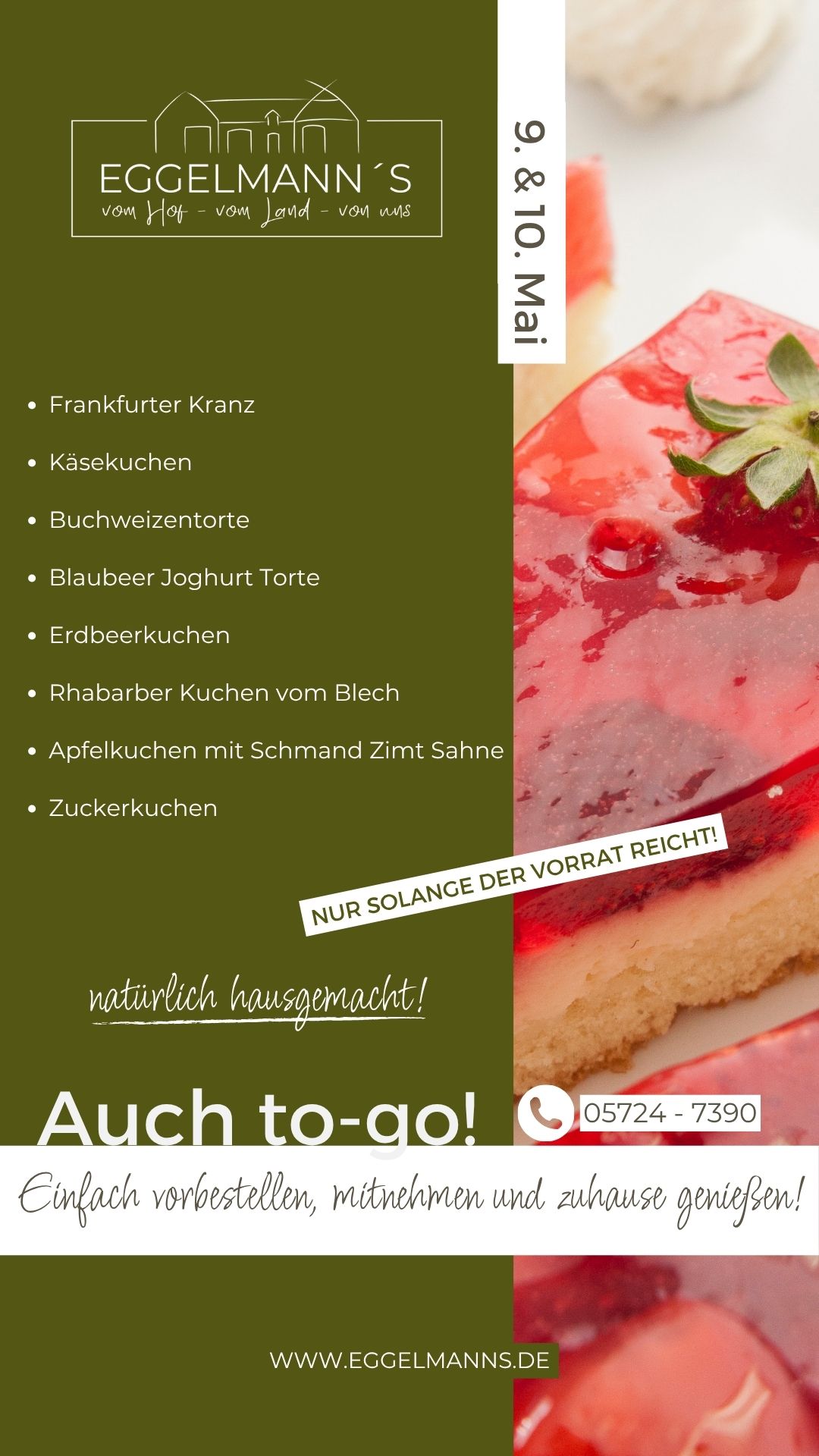 Kuchen Torten Eggelmanns Hofcafe